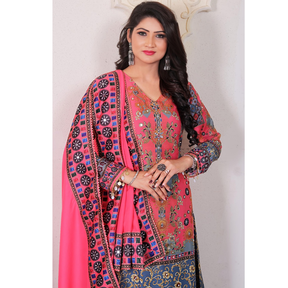 Women's Designer Sabyasachi Style Alia Cut Salwar Suit (Pack of 1)