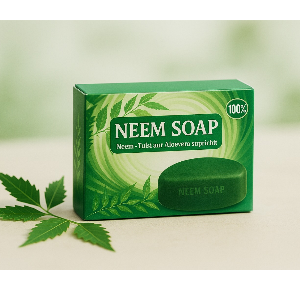 Natural Neem Soap Combo Pack (5 Pieces)