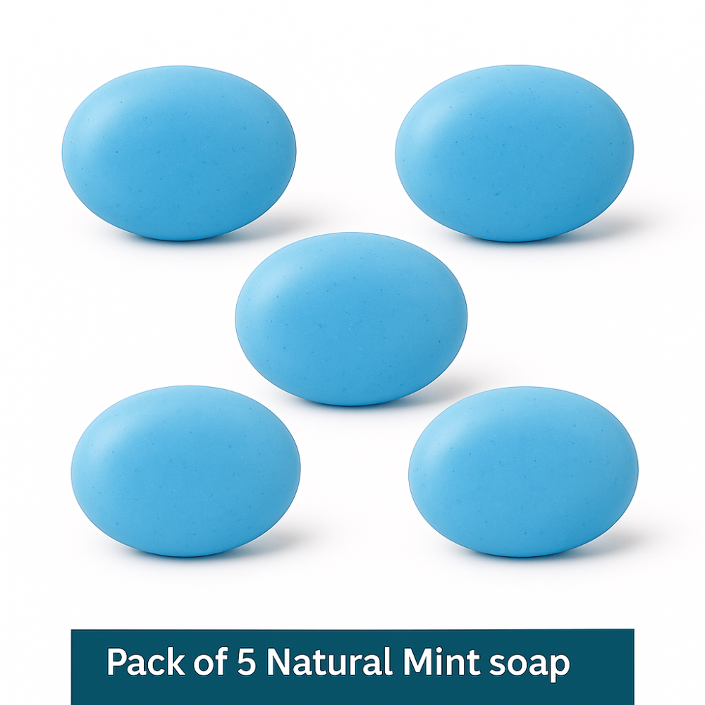 Natural Mint Soap Combo pack ( 5 piece)