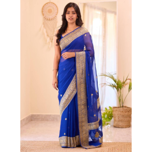 Women's Premium Soft Linen Saree (Pack of 1)