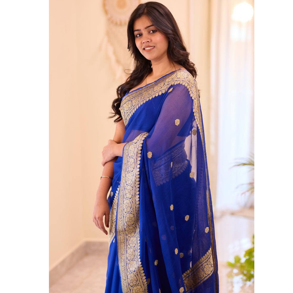 Women's Premium Soft Linen Saree (Pack of 1)