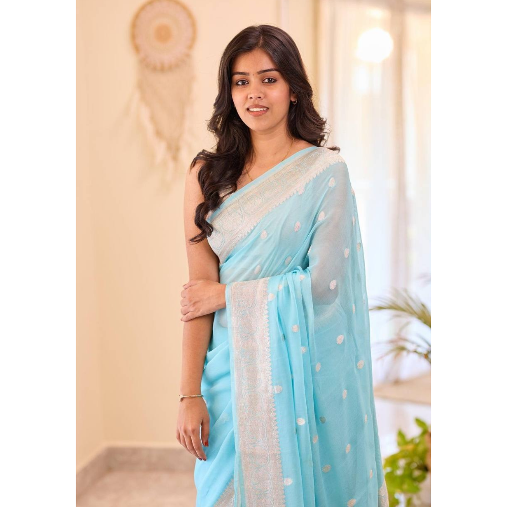 Women's Premium Soft Linen Saree (Pack of 1)