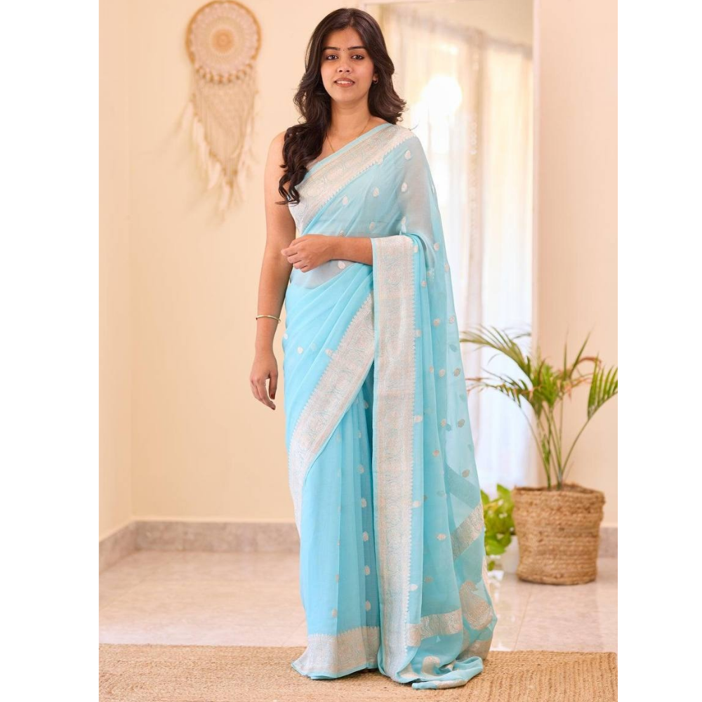 Women's Premium Soft Linen Saree (Pack of 1)