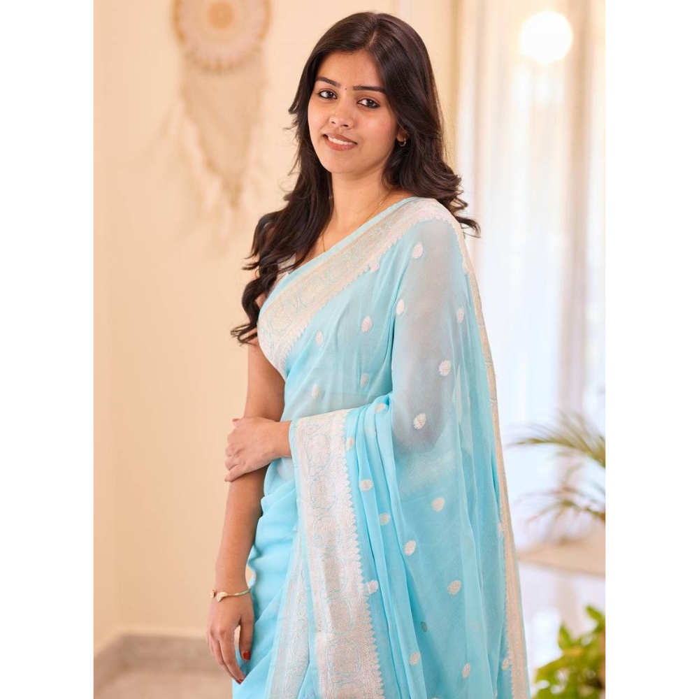 Women's Premium Soft Linen Saree (Pack of 1)