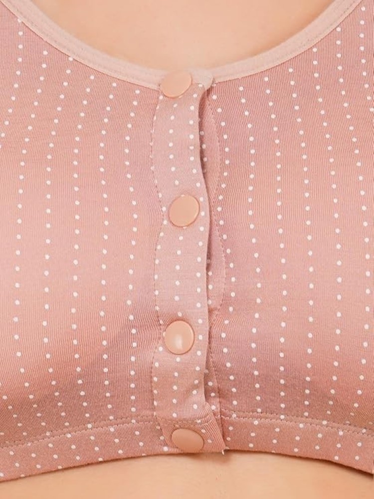 Front Open Cotton Bra – Polka Dot Nursing & Maternity Wear (pack of 1)