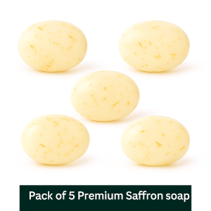 Premium Saffron Soap Combo Pack of ( 5 piece)