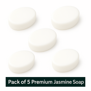 Premium Jasmine Soap Combo Pack of ( 5 piece)