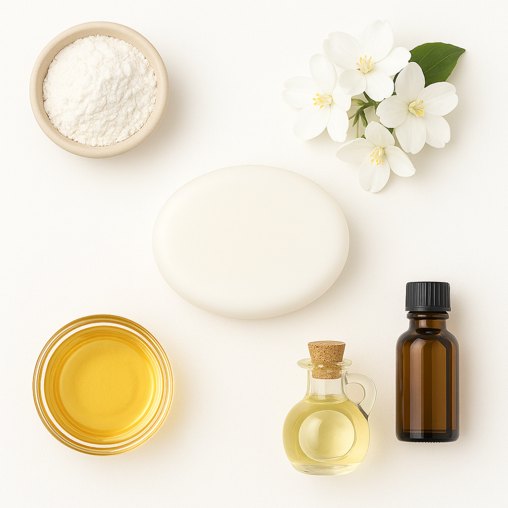 Premium Jasmine Soap Combo Pack of ( 5 piece)