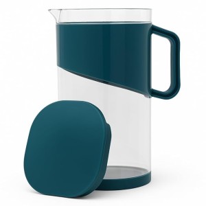 ROYAL EAGLE Plastic Ravish Jug with Lid | Water Jug for Dining Table & Kitchen | Ideal for Serving Ice Tea, , Mocktails, Cocktails & Beverages | Stylish BPA-Free Pitcher– 1800 ml