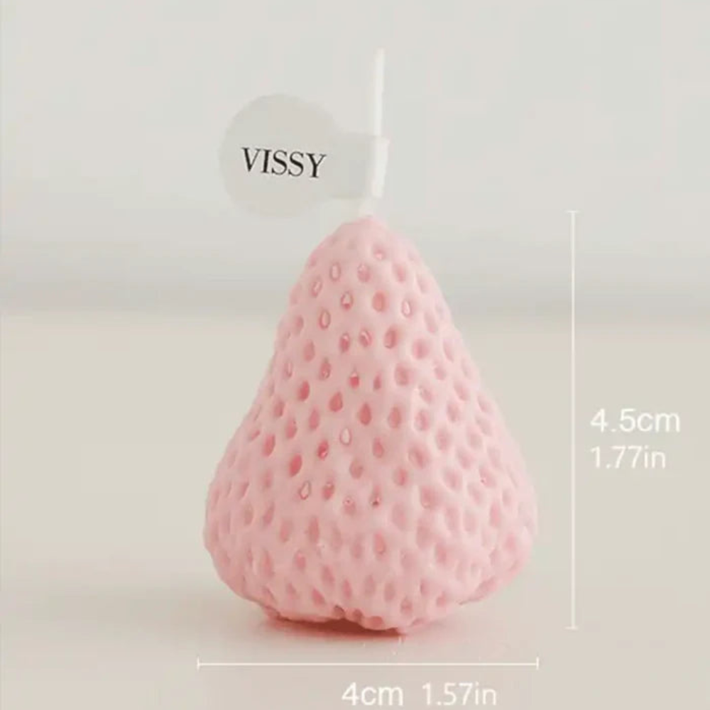 Strawberry Candles (Pack of 12)