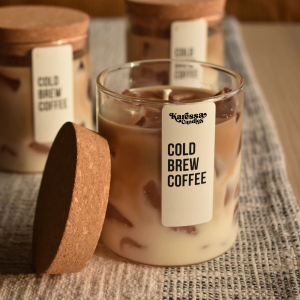 Iced Latte Coffee Scented Handmade Candle (Pack of 1)