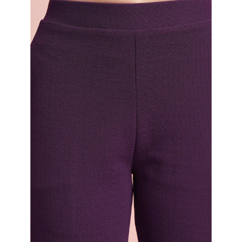 Woman Stylish Cotton Blend Round Neck Co-ords Set ( pack of 1 )