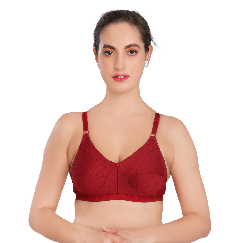 Premium Multicolor Non-Padded Medium Coverage Bra For Women (Pack of 1)