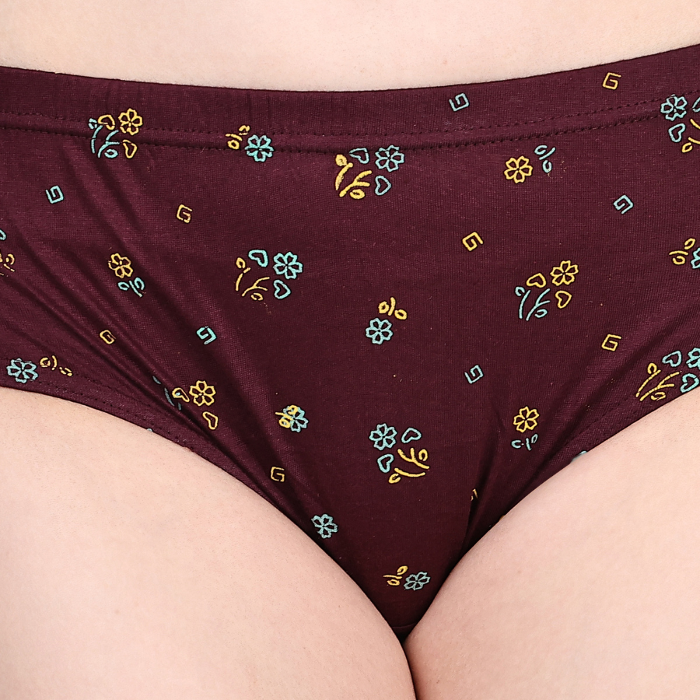 Cool Textile's premium women’s cotton panties (Pack of 5)